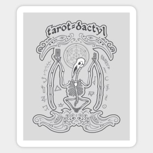 Tarot-Dactyl Whiteout Sticker